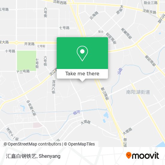 汇鑫白钢铁艺 map