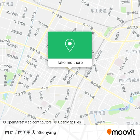 白哈哈的美甲店 map