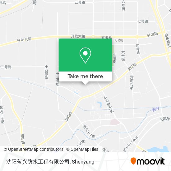 沈阳蓝兴防水工程有限公司 map