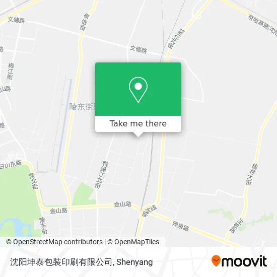 沈阳坤泰包装印刷有限公司 map