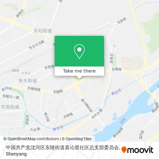 中国共产党沈河区东陵街道喜沁里社区总支部委员会 map