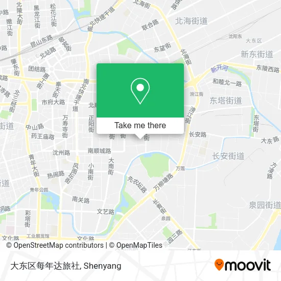 大东区每年达旅社 map