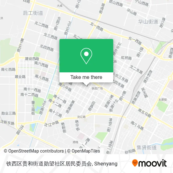 铁西区贵和街道勋望社区居民委员会 map