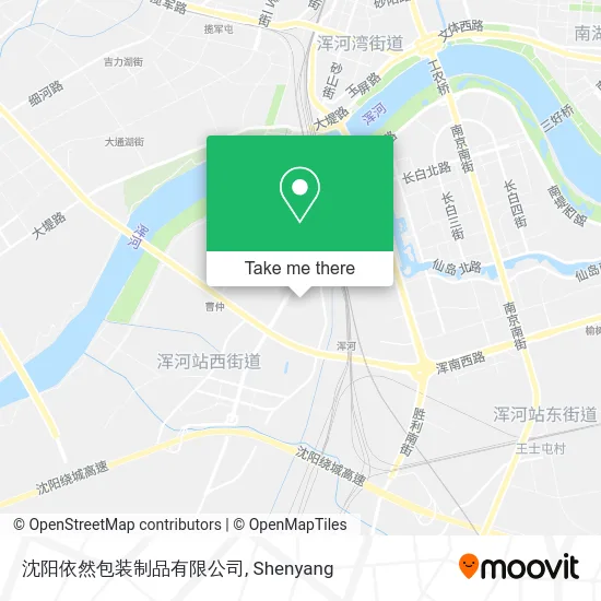 沈阳依然包装制品有限公司 map