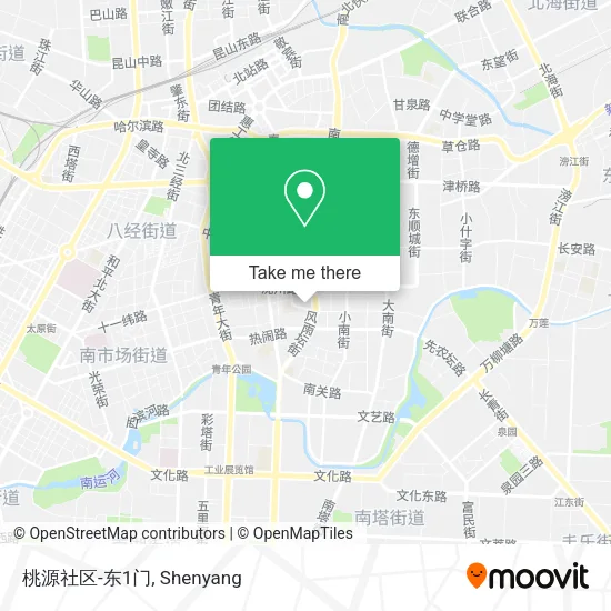 桃源社区-东1门 map