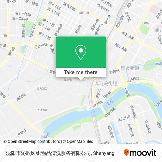 沈阳市沁欣医织物品清洗服务有限公司 map