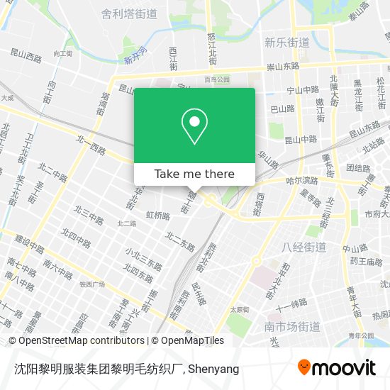 沈阳黎明服装集团黎明毛纺织厂 map