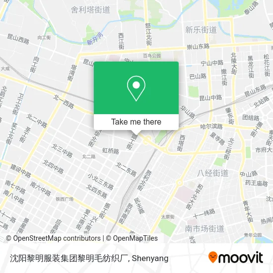 沈阳黎明服装集团黎明毛纺织厂 map