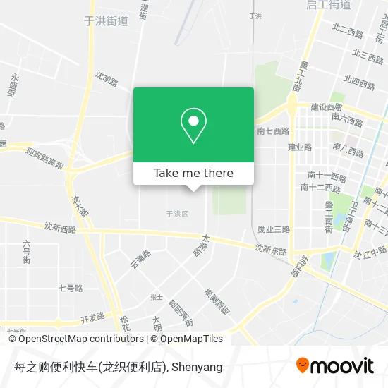 每之购便利快车(龙织便利店) map