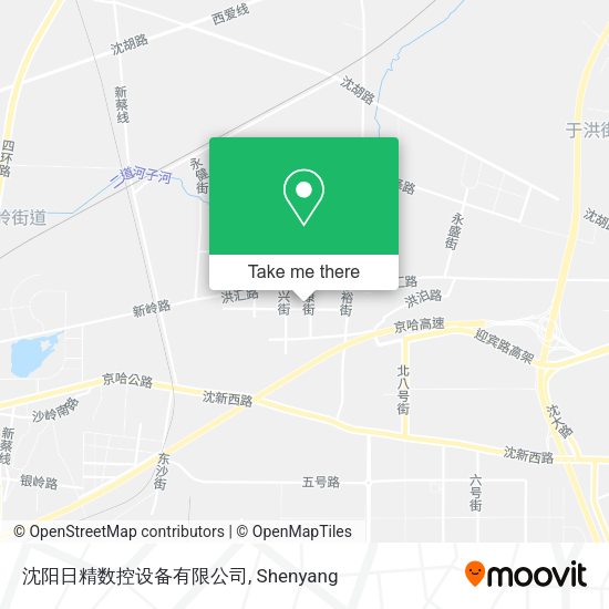 沈阳日精数控设备有限公司 map