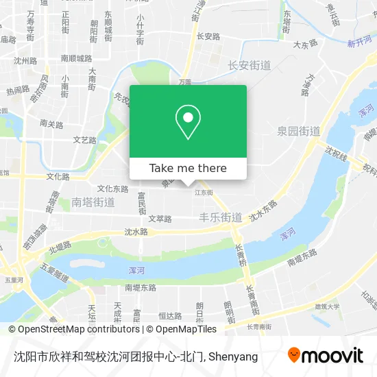 沈阳市欣祥和驾校沈河团报中心-北门 map