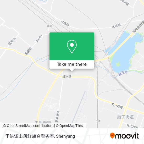 于洪派出所红旗台警务室 map