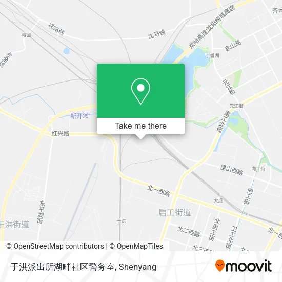 于洪派出所湖畔社区警务室 map