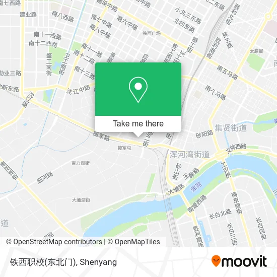 铁西职校(东北门) map