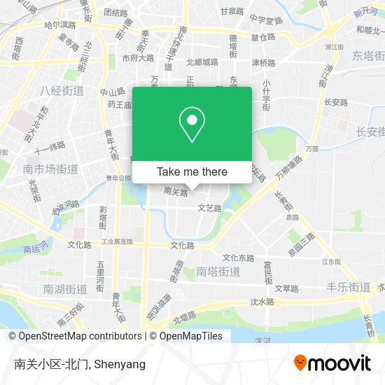 南关小区-北门 map