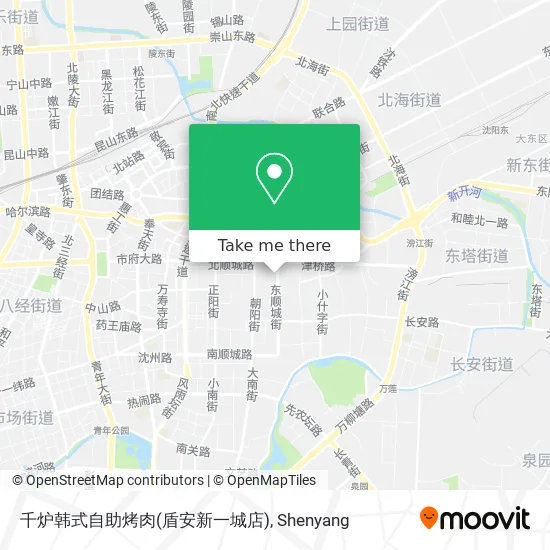 千炉韩式自助烤肉(盾安新一城店) map