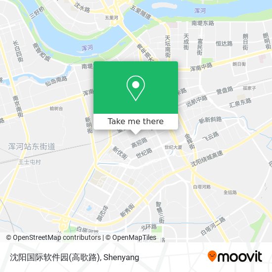 沈阳国际软件园(高歌路) map