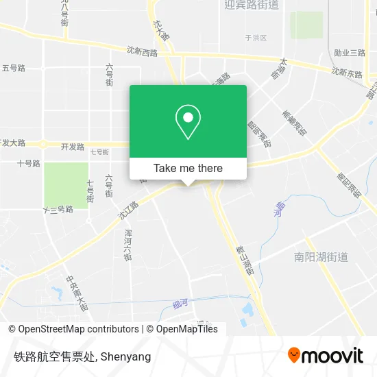 铁路航空售票处 map