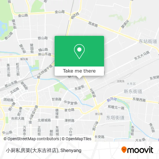 小厨私房菜(大东吉祥店) map
