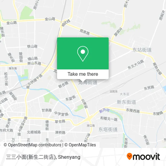 三三小面(新生二街店) map