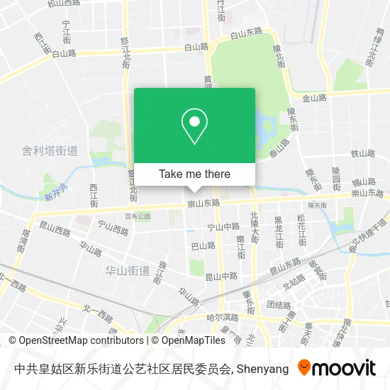 中共皇姑区新乐街道公艺社区居民委员会 map