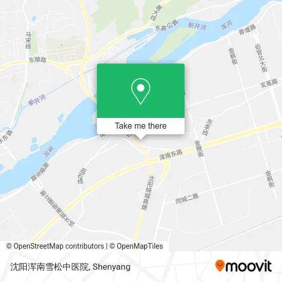 沈阳浑南雪松中医院 map
