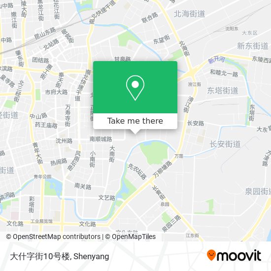 大什字街10号楼 map