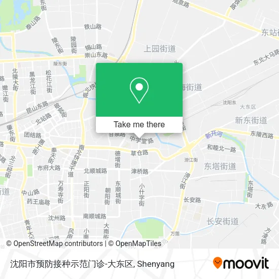 沈阳市预防接种示范门诊-大东区 map