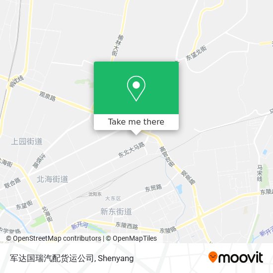 军达国瑞汽配货运公司 map