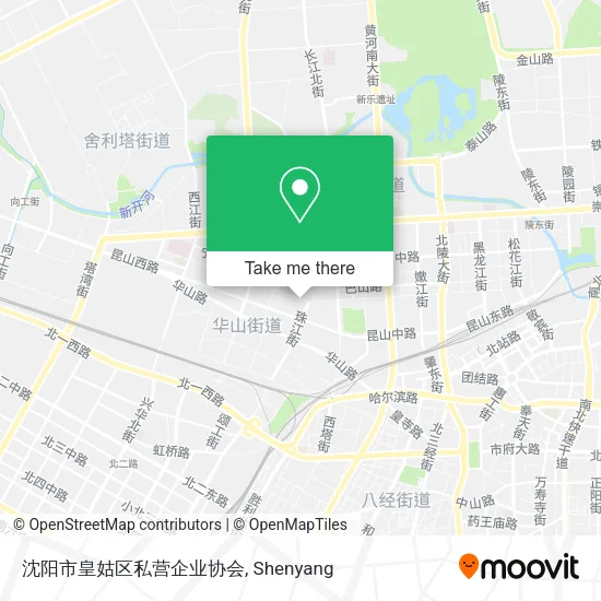 沈阳市皇姑区私营企业协会 map