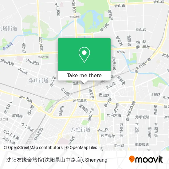 沈阳友缘金旅馆(沈阳昆山中路店) map