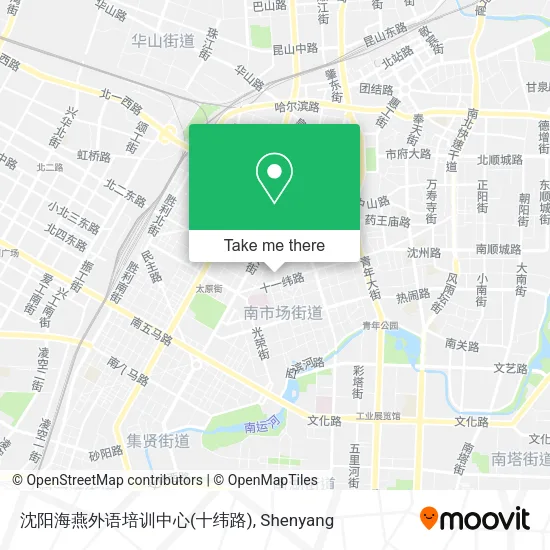 沈阳海燕外语培训中心(十纬路) map