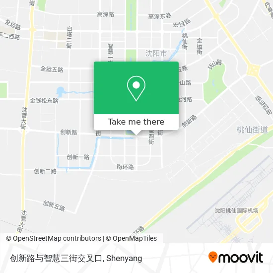 创新路与智慧三街交叉口 map