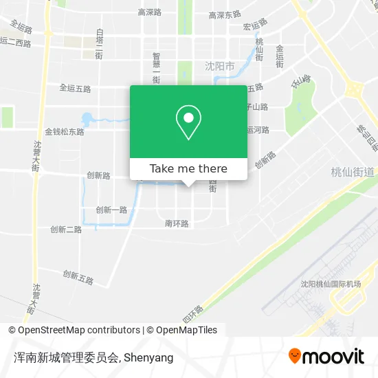浑南新城管理委员会 map