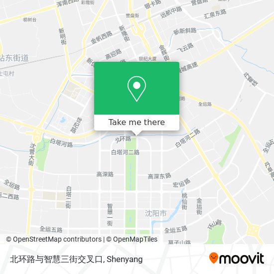 北环路与智慧三街交叉口 map