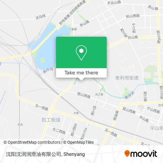 沈阳沈润润滑油有限公司 map