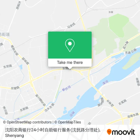 沈阳农商银行24小时自助银行服务(沈抚路分理处) map