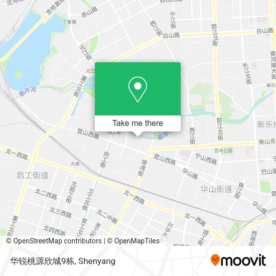 华锐桃源欣城9栋 map