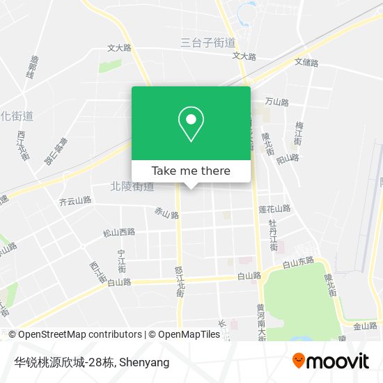 华锐桃源欣城-28栋 map