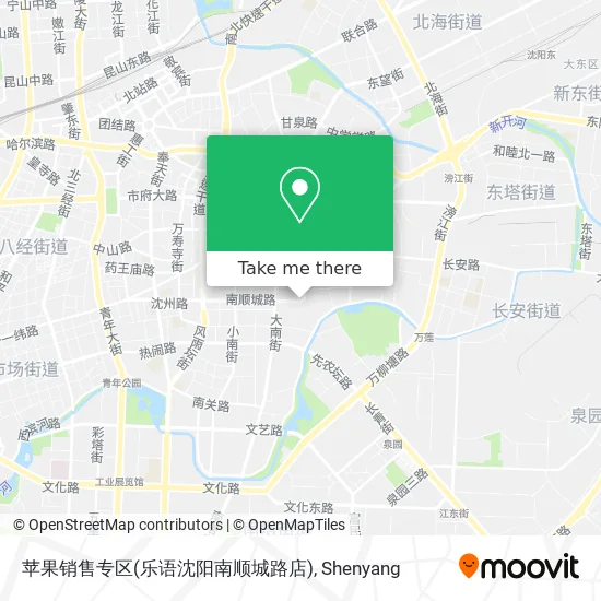 苹果销售专区(乐语沈阳南顺城路店) map