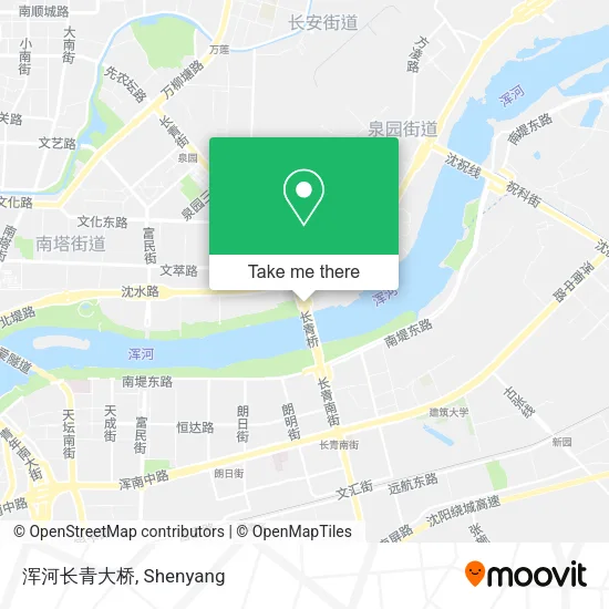 浑河长青大桥 map