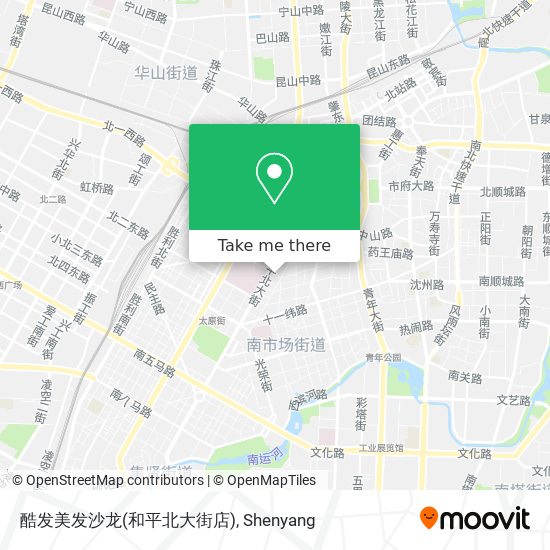 酷发美发沙龙(和平北大街店) map