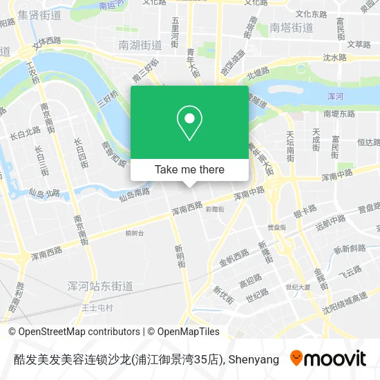 酷发美发美容连锁沙龙(浦江御景湾35店) map