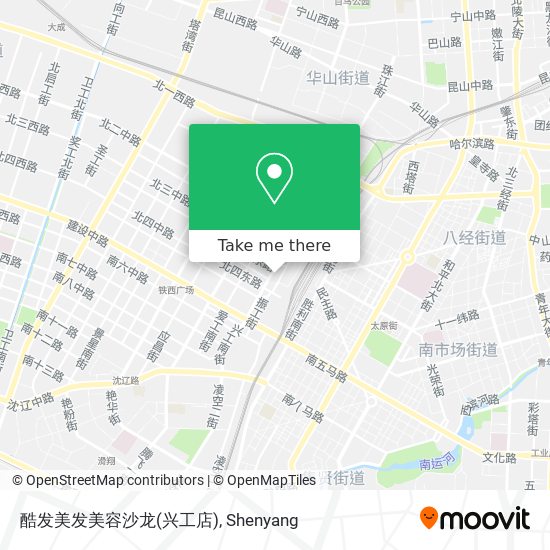 酷发美发美容沙龙(兴工店) map