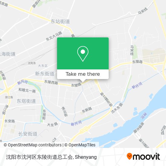 沈阳市沈河区东陵街道总工会 map