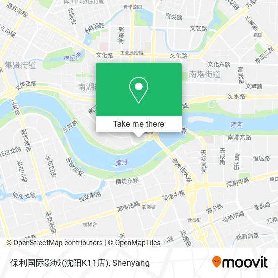 保利国际影城(沈阳K11店) map