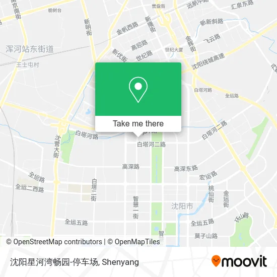 沈阳星河湾畅园-停车场 map