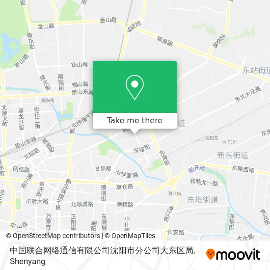 中国联合网络通信有限公司沈阳市分公司大东区局 map