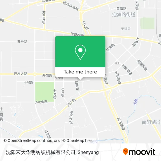 沈阳宏大华明纺织机械有限公司 map
