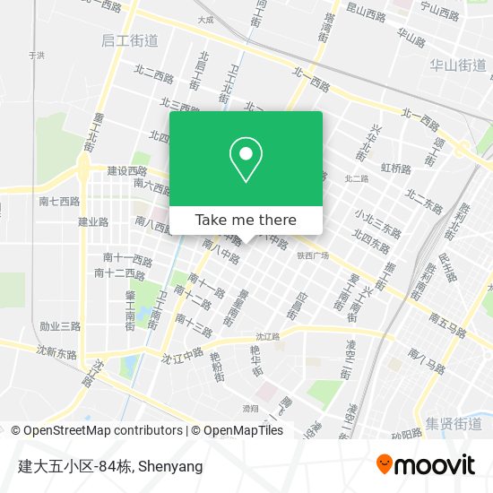 建大五小区-84栋 map